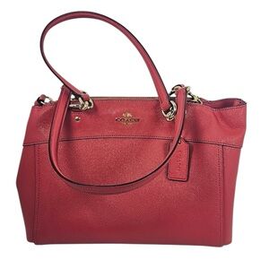 🐙 Coach Rose Leather Shoulder Bag